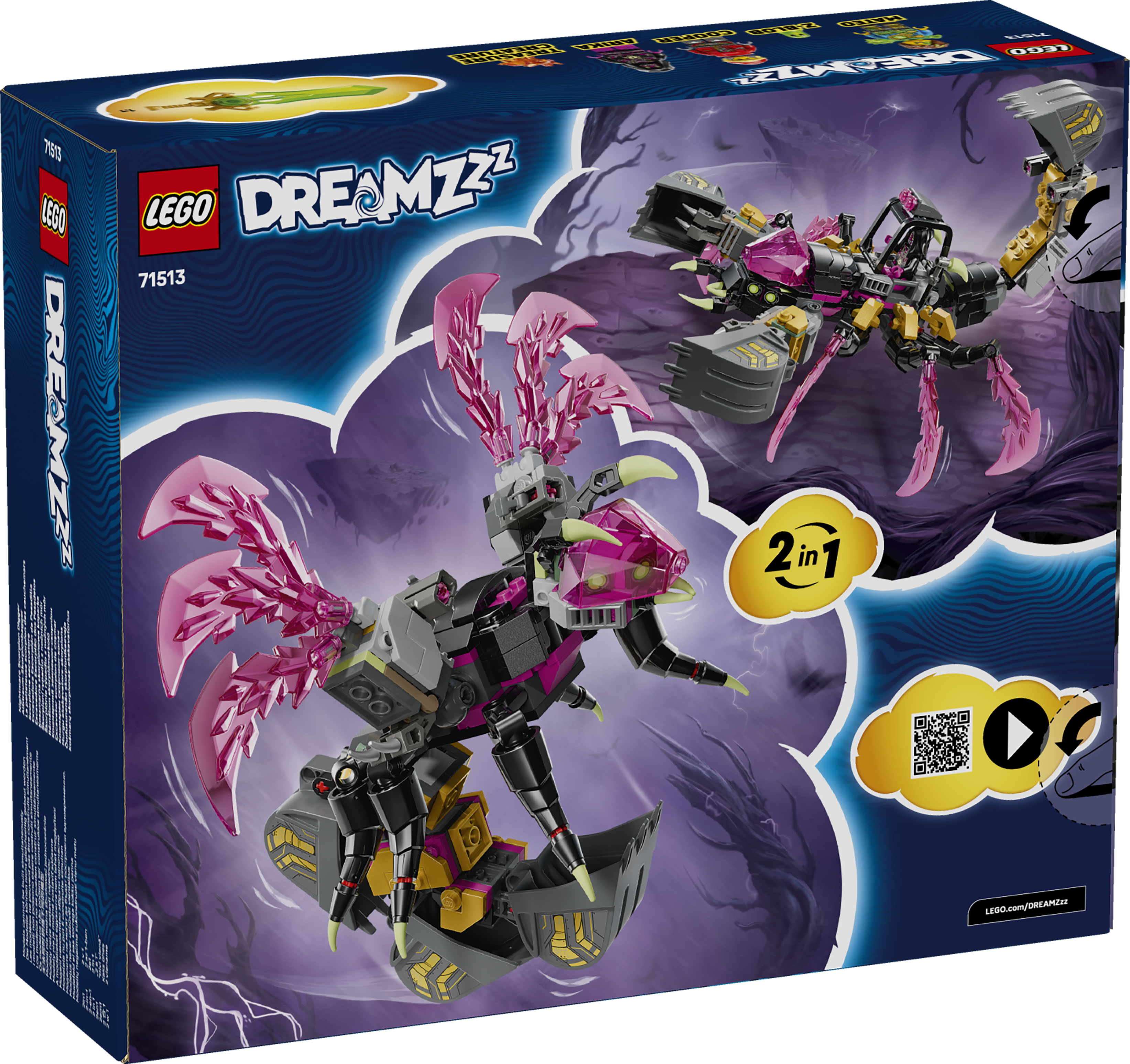 LEGO 71513 Albtraum-Skorpionbagger