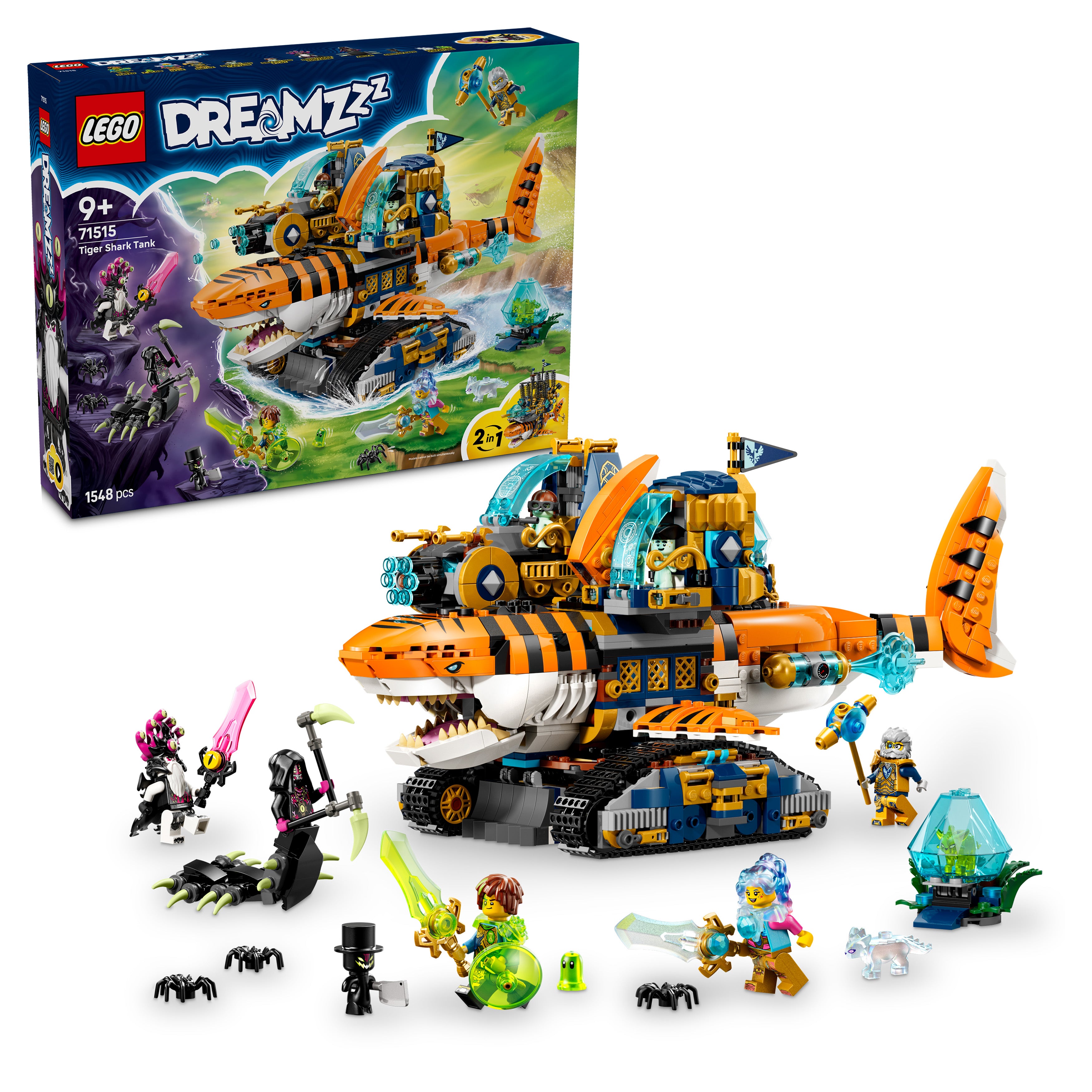 LEGO 71515 Tigerhai-Fahrzeug