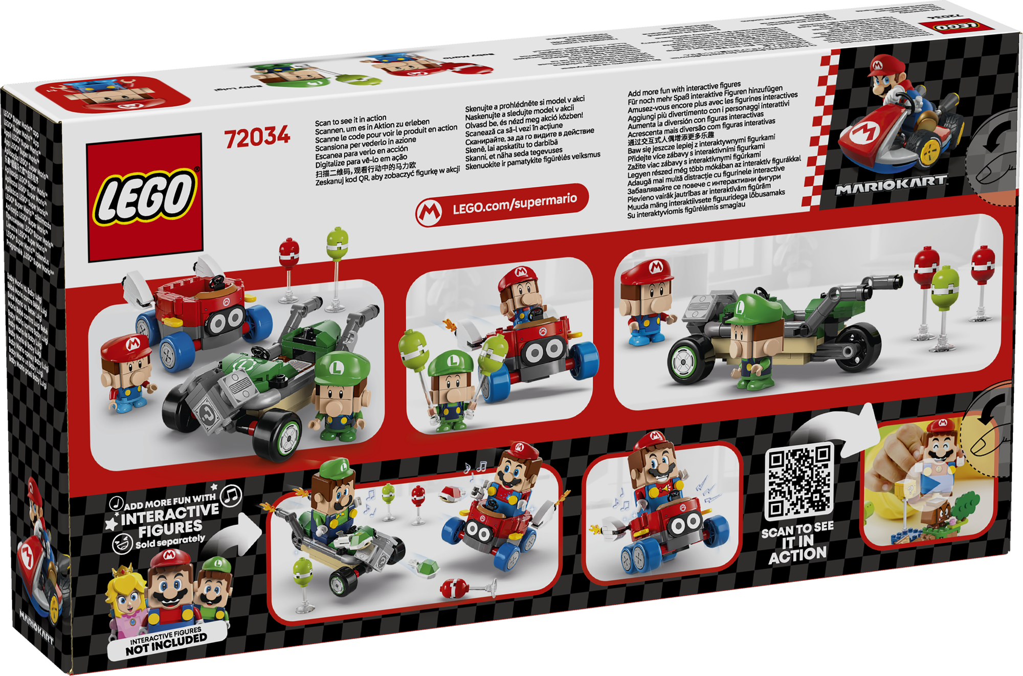 LEGO 72034 Mario Kart™ – Baby Mario vs. Baby Luigi