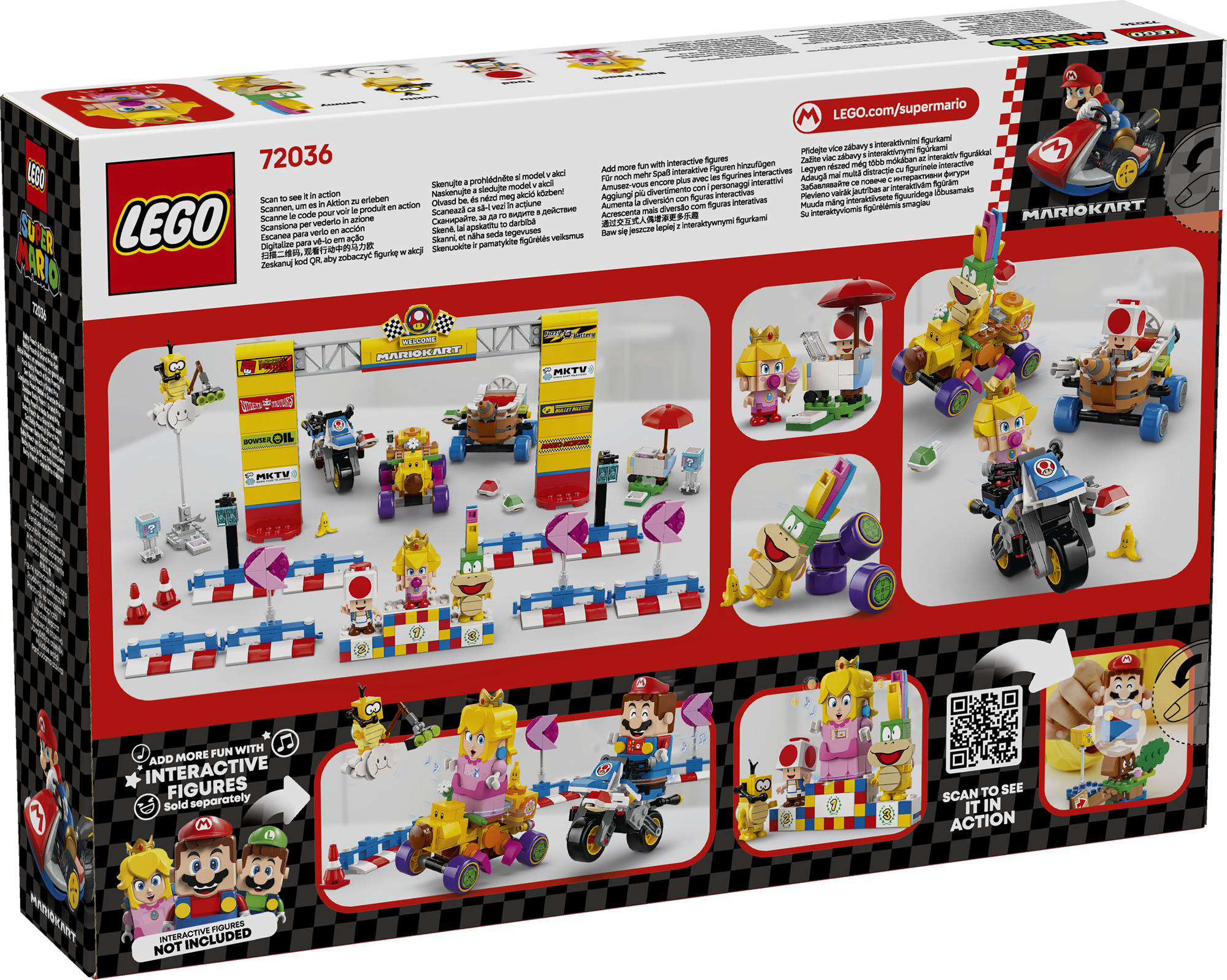 LEGO 72036 Mario Kart™ – Baby Peach & Grand Prix–Set