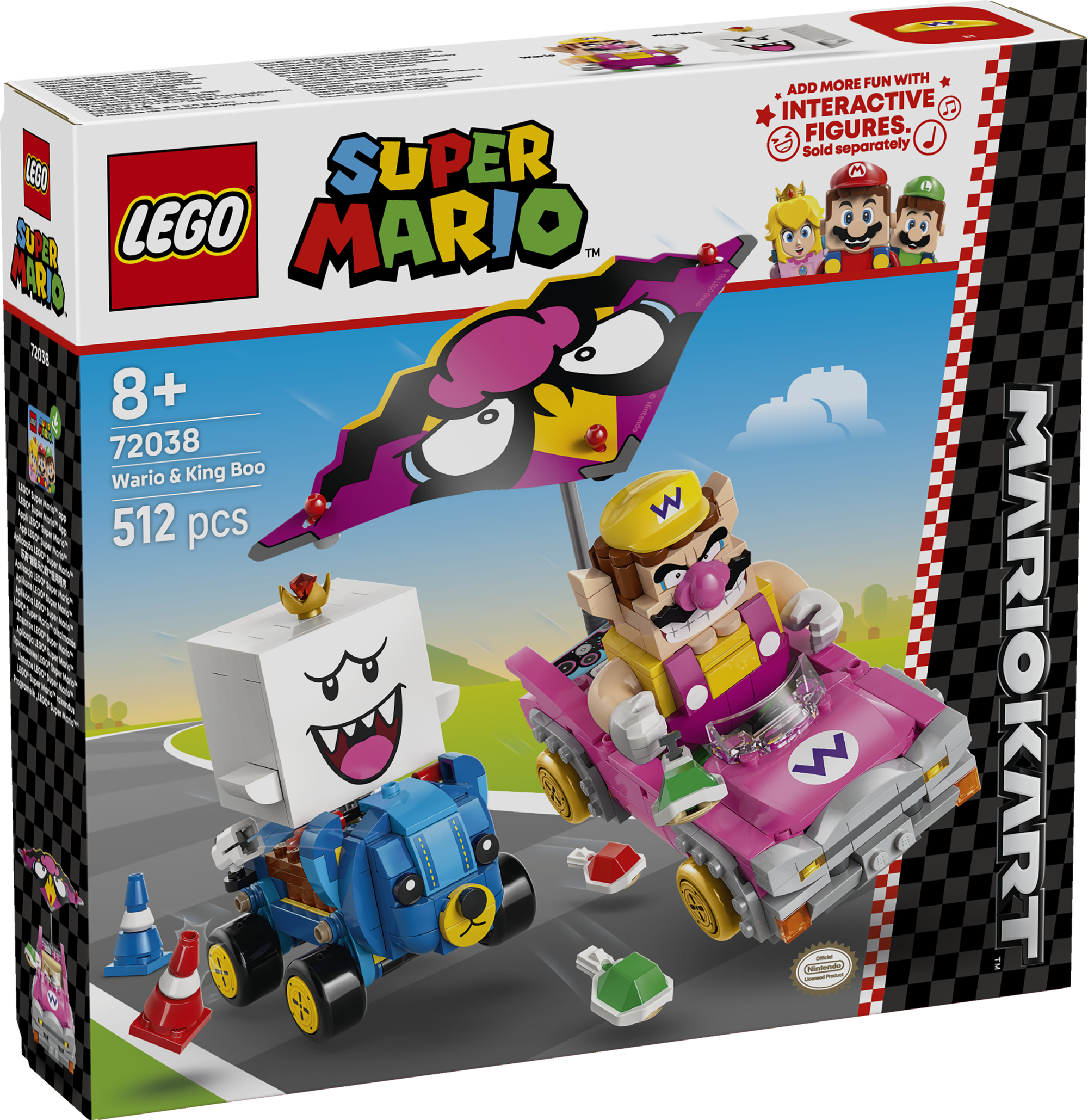 LEGO 72038 Mario Kart™ – Wario & König Buu Huu