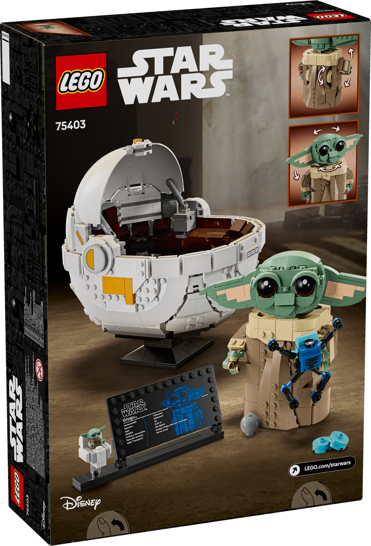 LEGO® Star Wars™ 75403 Grogu™ in seiner Repulsorwiege