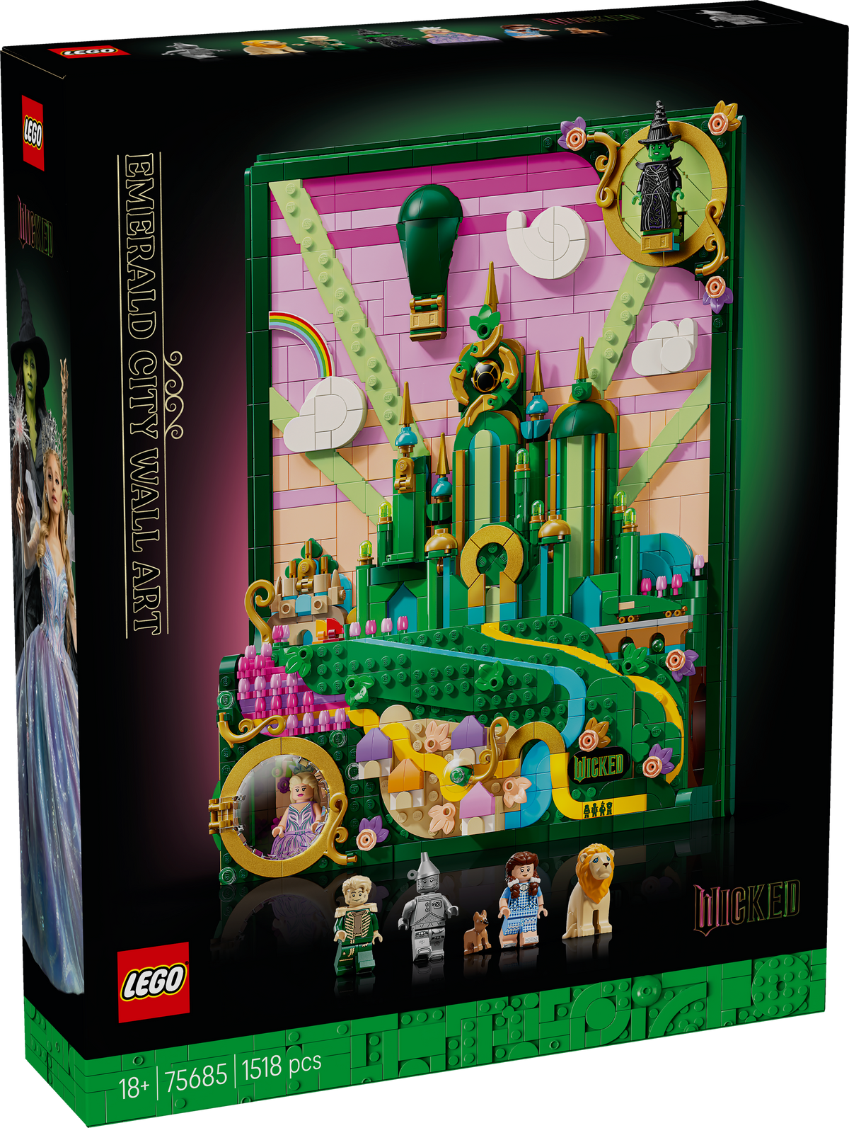 LEGO 75685 Emerald City Wandkunst