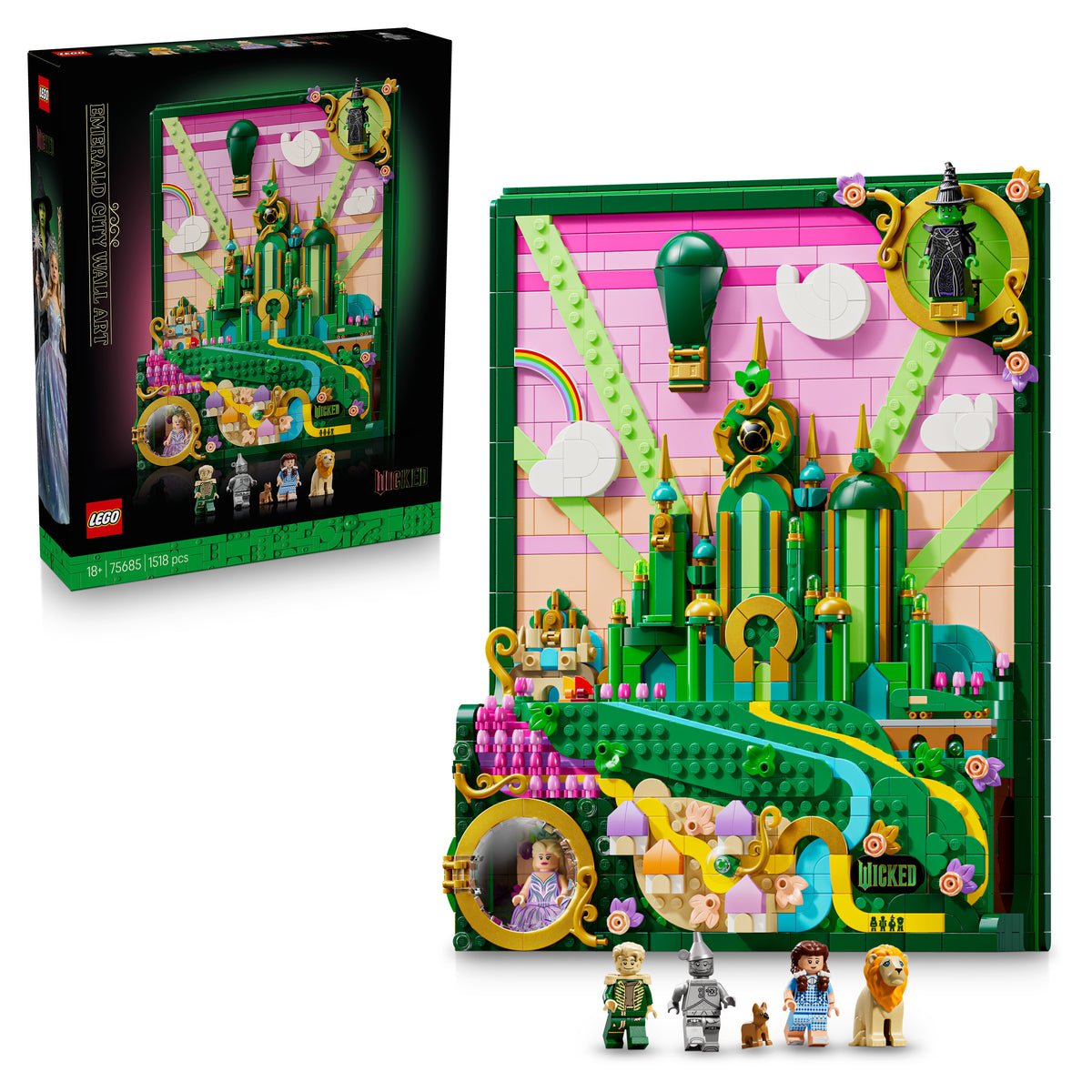LEGO 75685 Emerald City Wandkunst