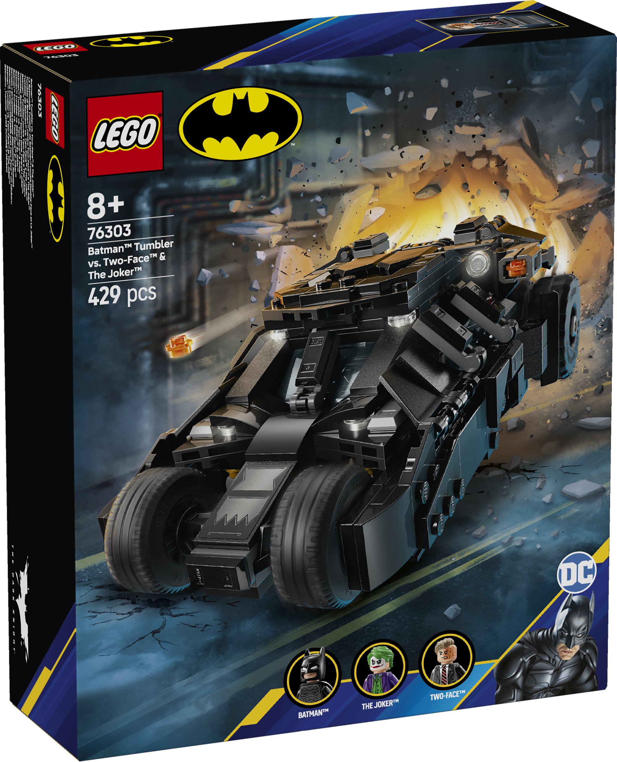 LEGO 76303 Batman™ Tumbler vs. Two-Face™ & The Joker™