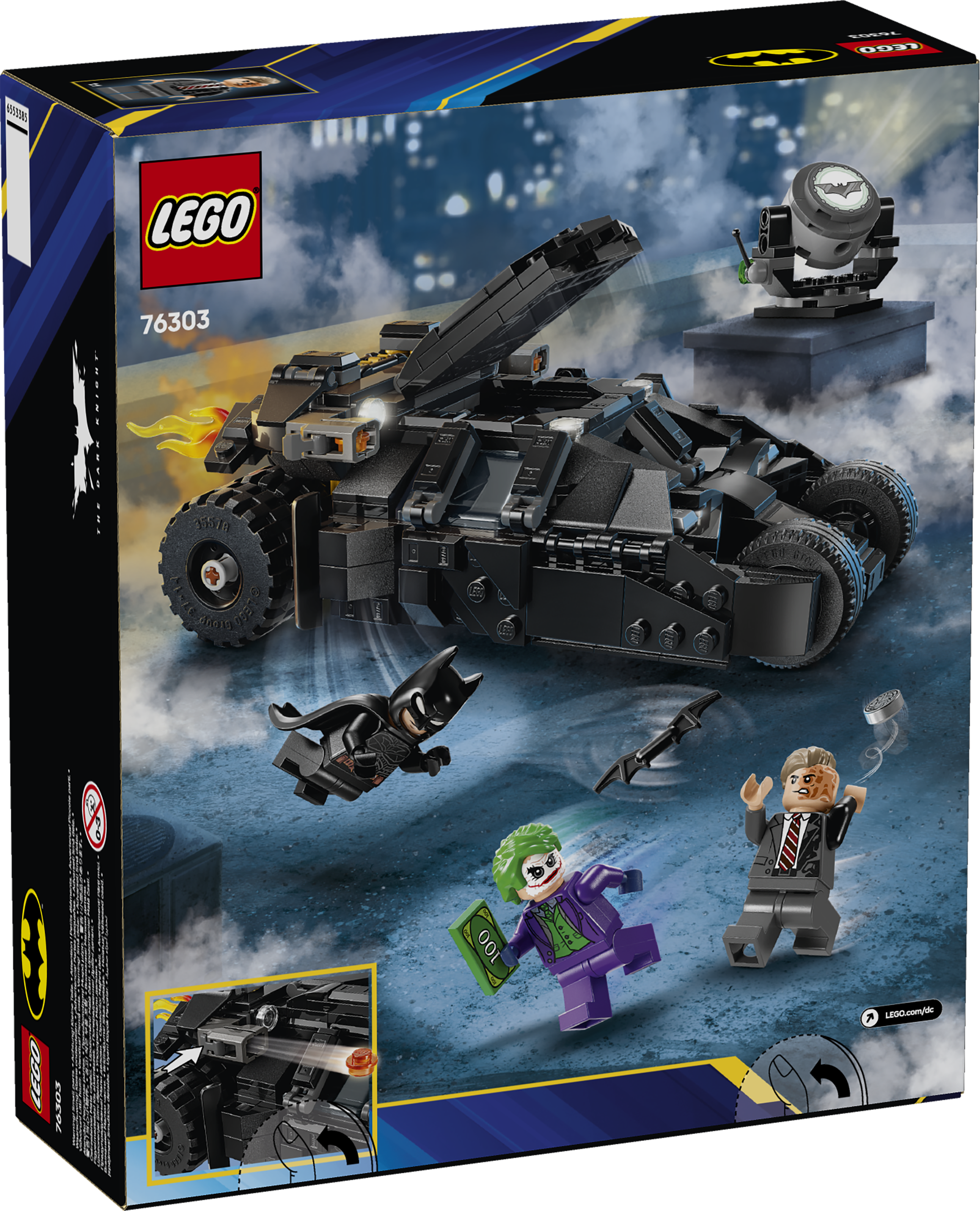LEGO 76303 Batman™ Tumbler vs. Two-Face™ & The Joker™