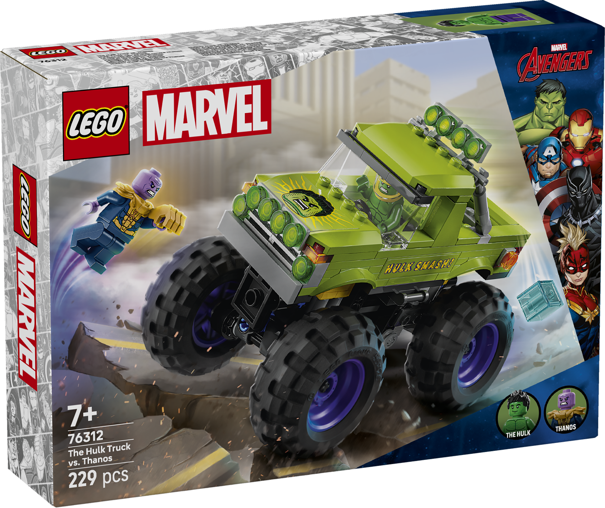 LEGO 76312 Hulk-Truck vs. Thanos
