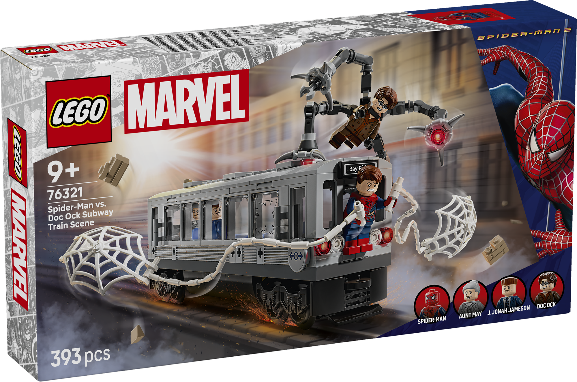 LEGO 76321 Spider-Man vs. Doc Ock: Showdown in der U-Bahn