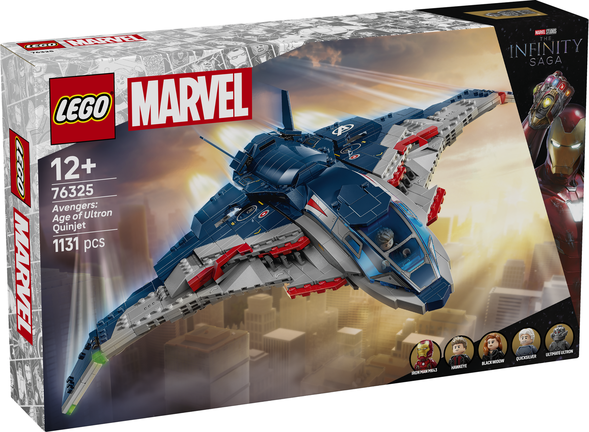 LEGO 76325 Avengers: Age of Ultron Quinjet