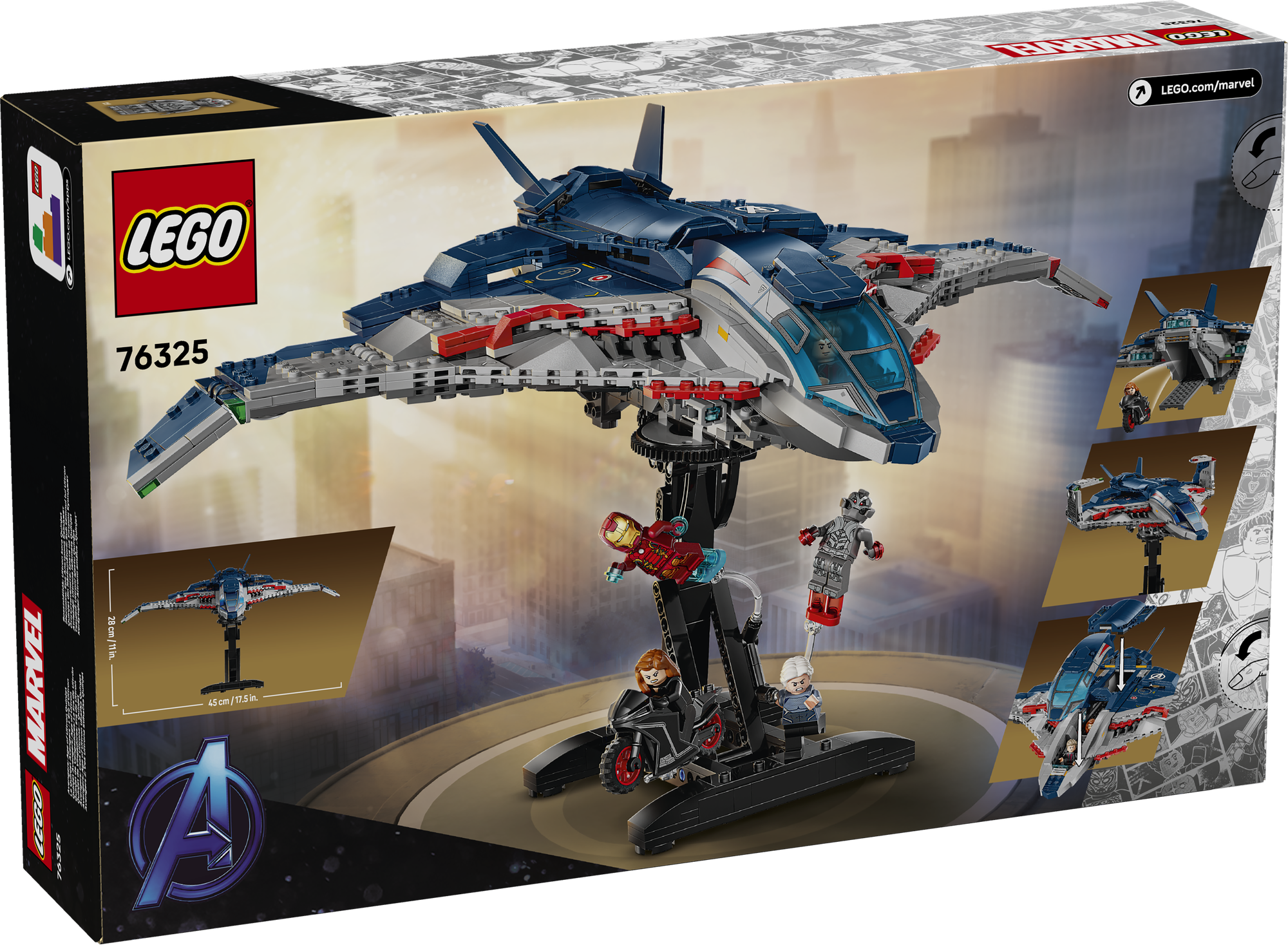 LEGO 76325 Avengers: Age of Ultron Quinjet