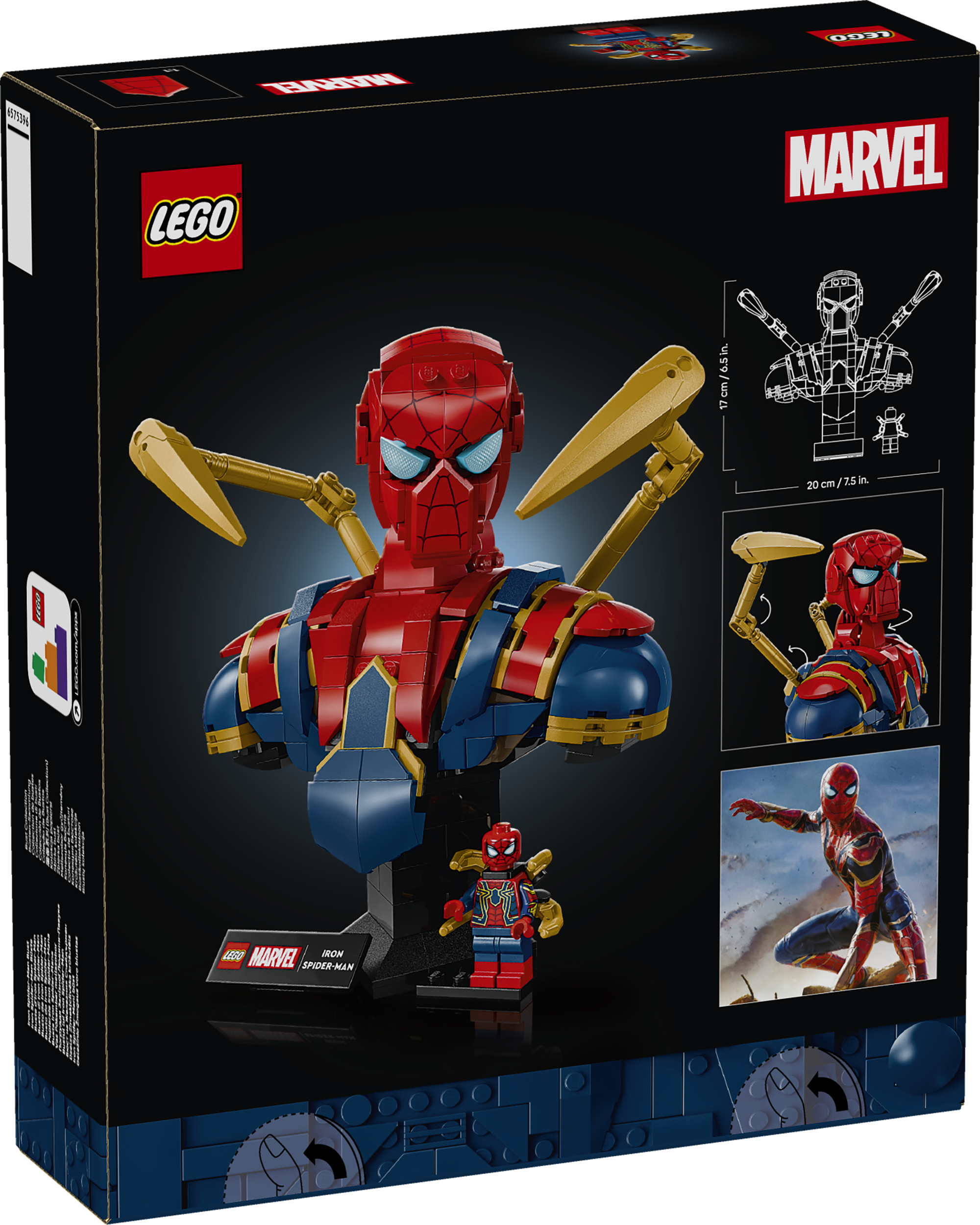 LEGO 76326 Iron Spider-Man Büste