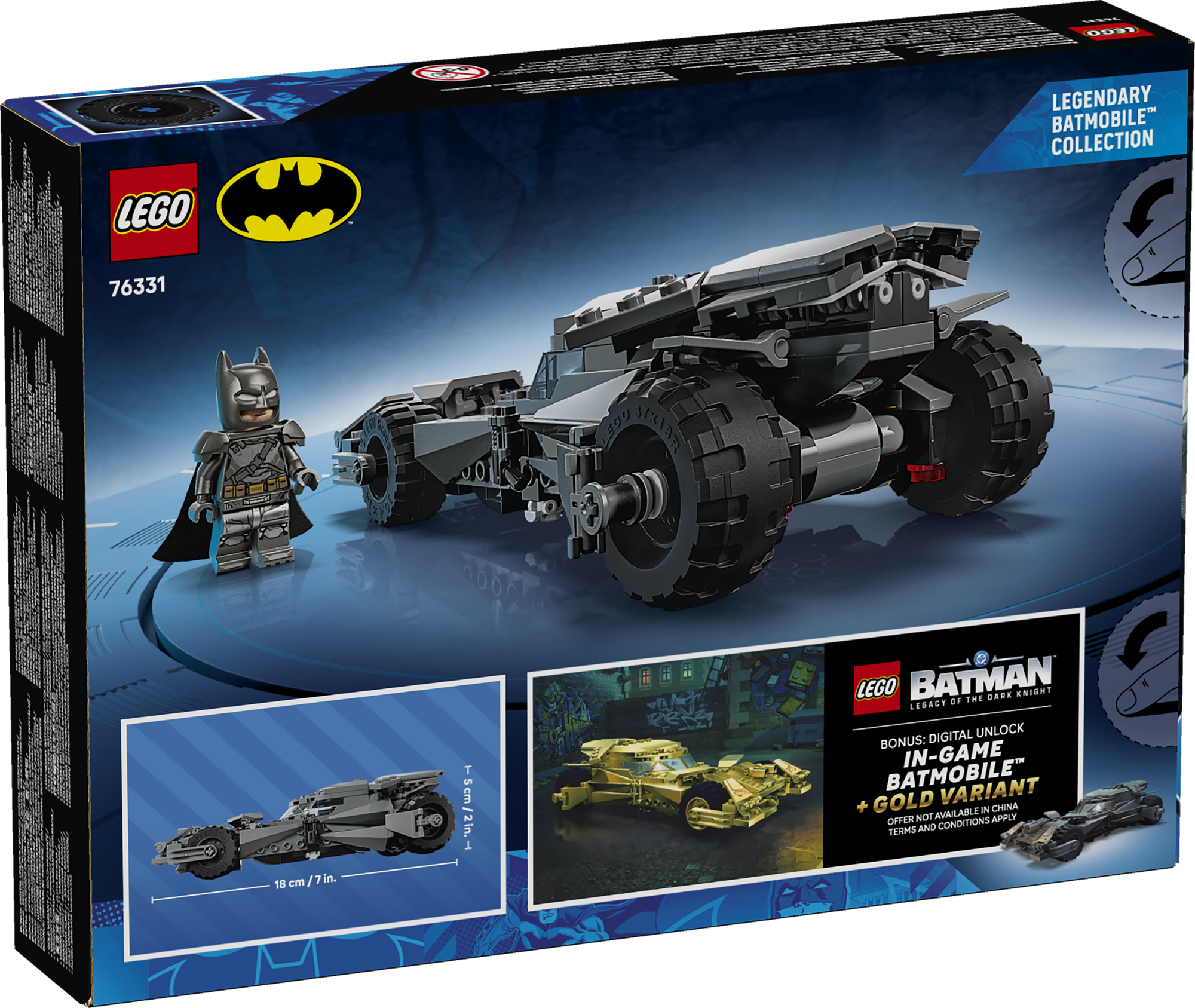 LEGO 76331 Batman vs. Superman: Batmobil
