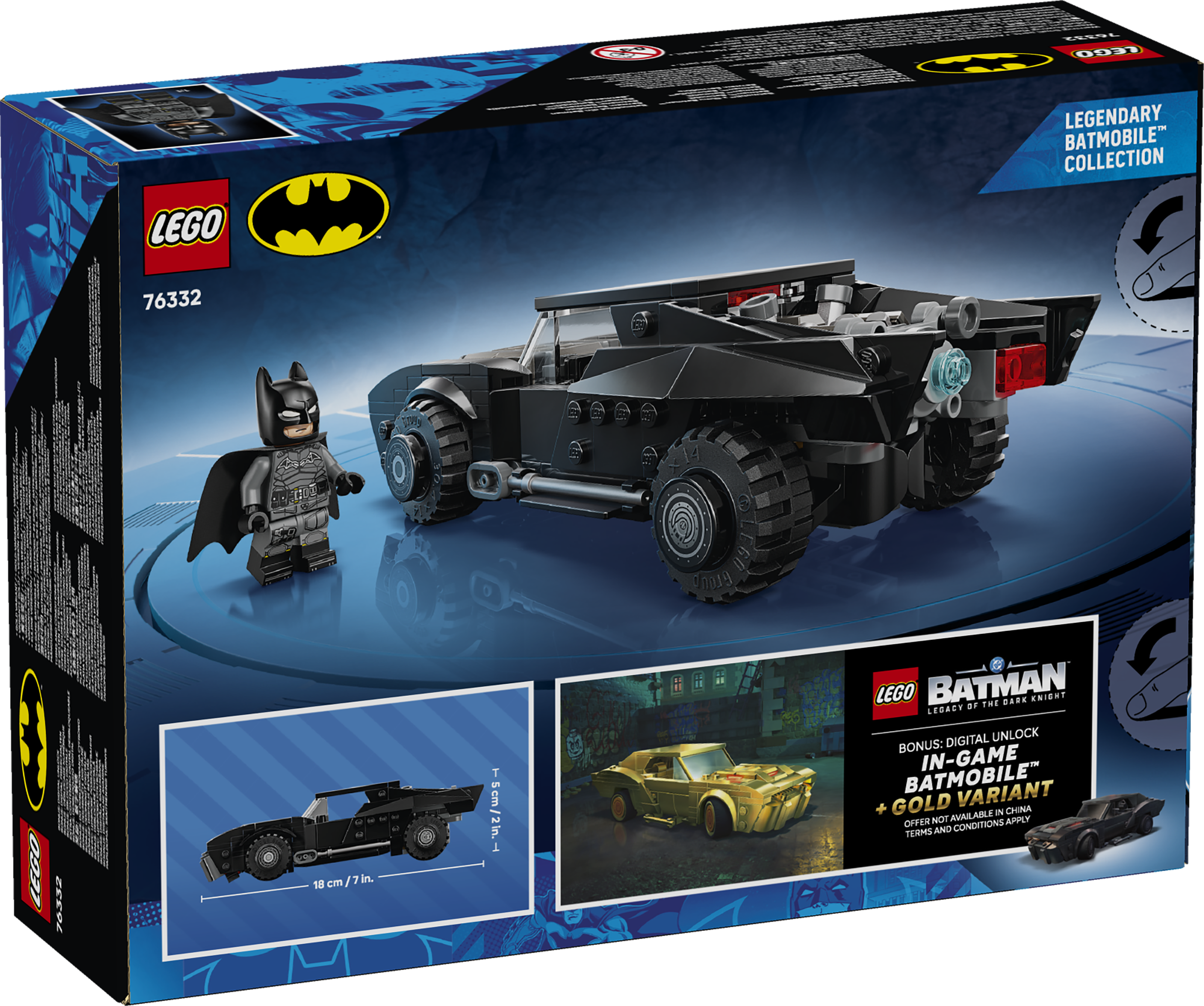 LEGO 76332 The Batman: Batmobil