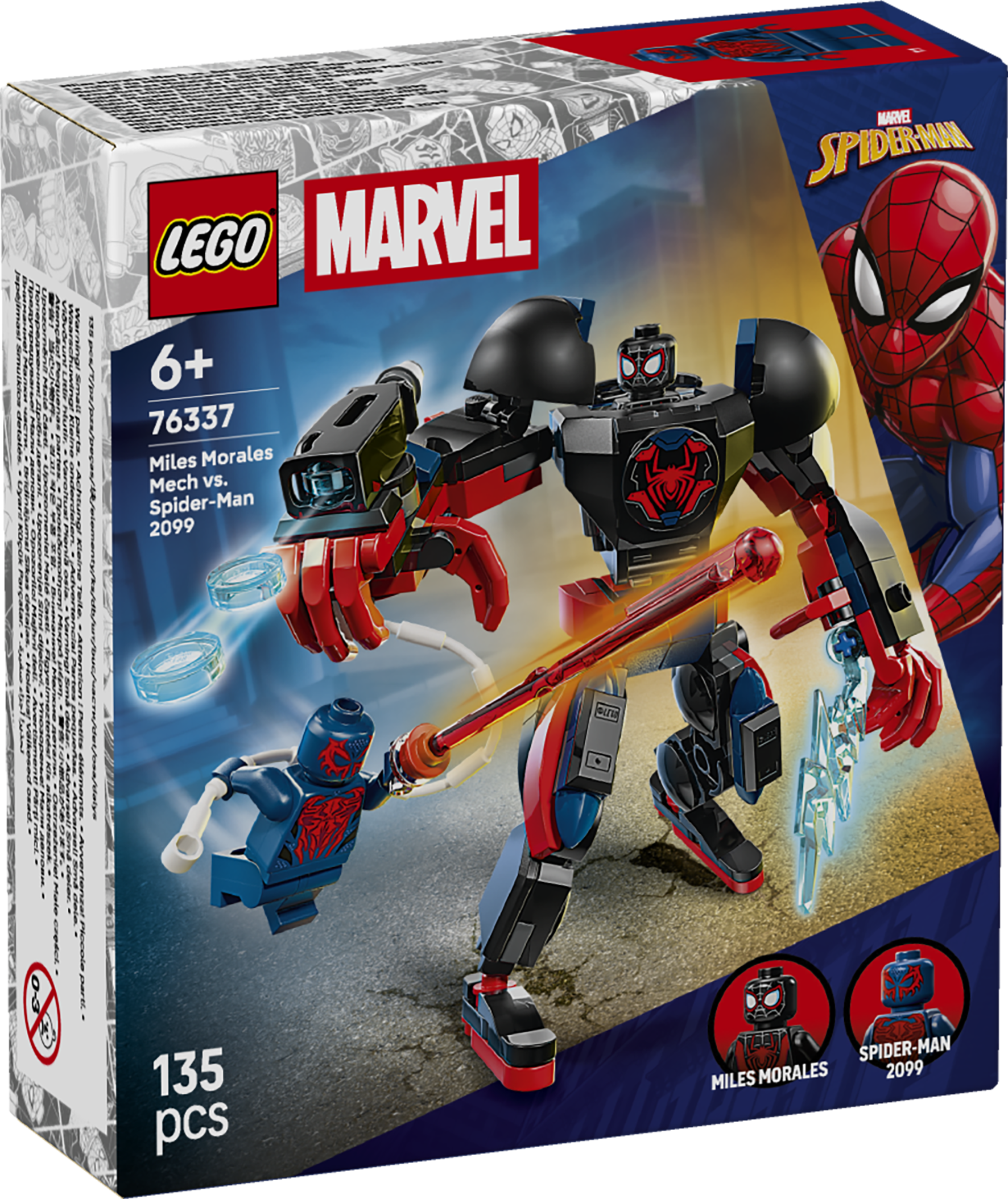 LEGO 76337 Miles Morales Mech vs. Spider-Man 2099
