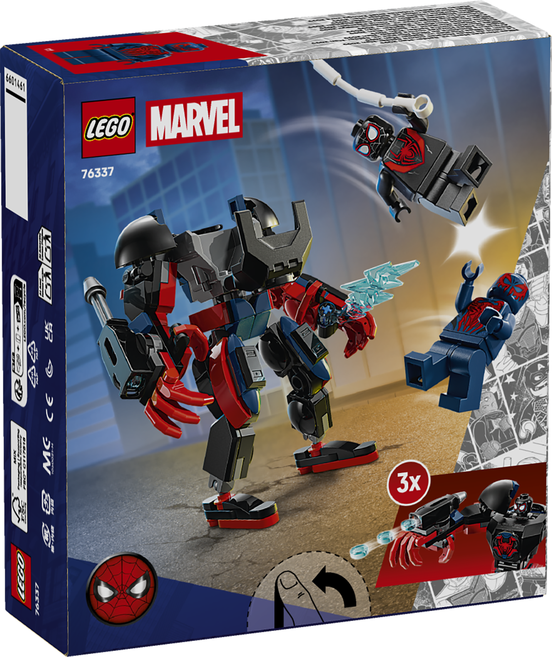 LEGO 76337 Miles Morales Mech vs. Spider-Man 2099