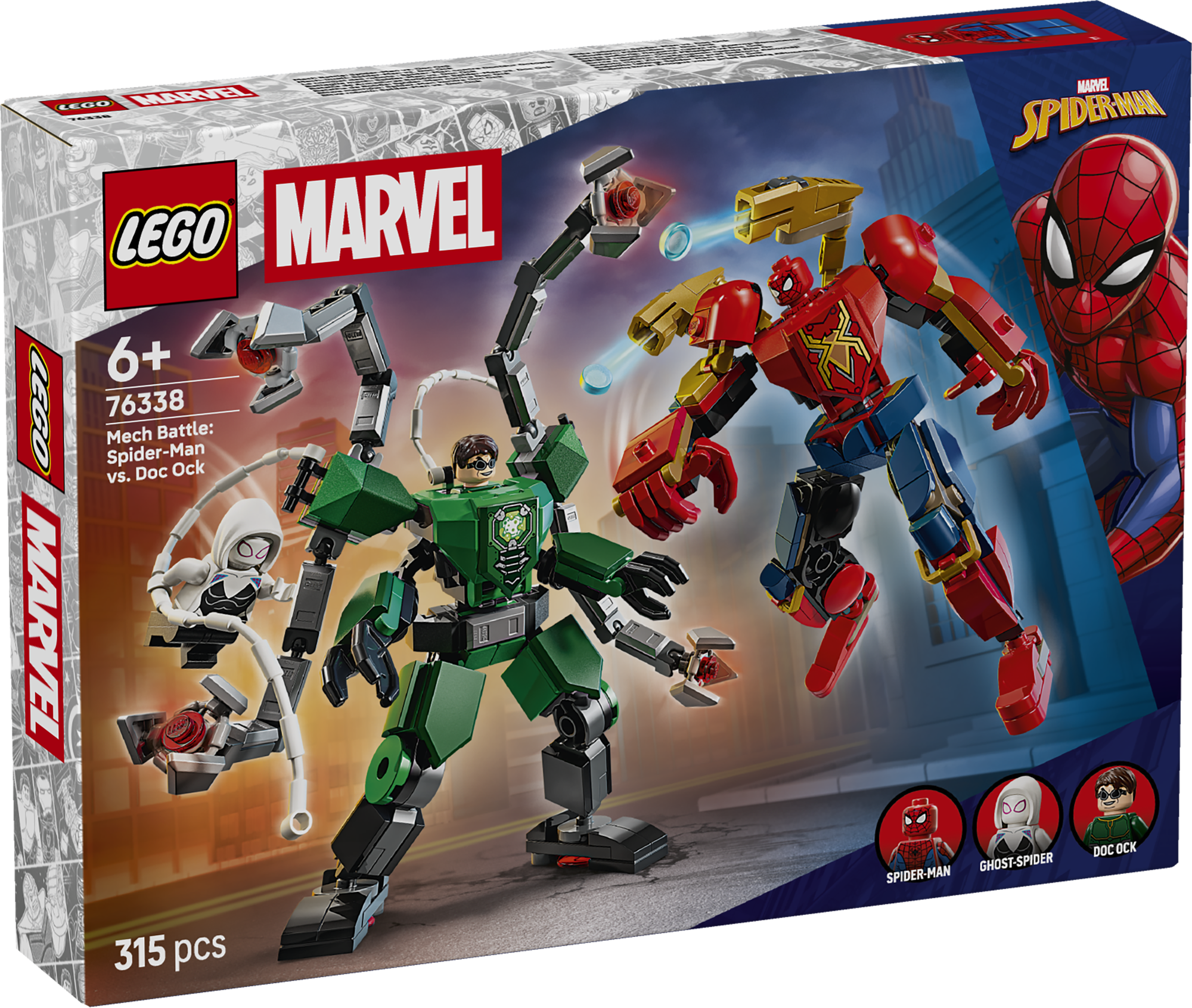 LEGO 76338 Mech-Duell: Spider-Man vs. Doc Ock