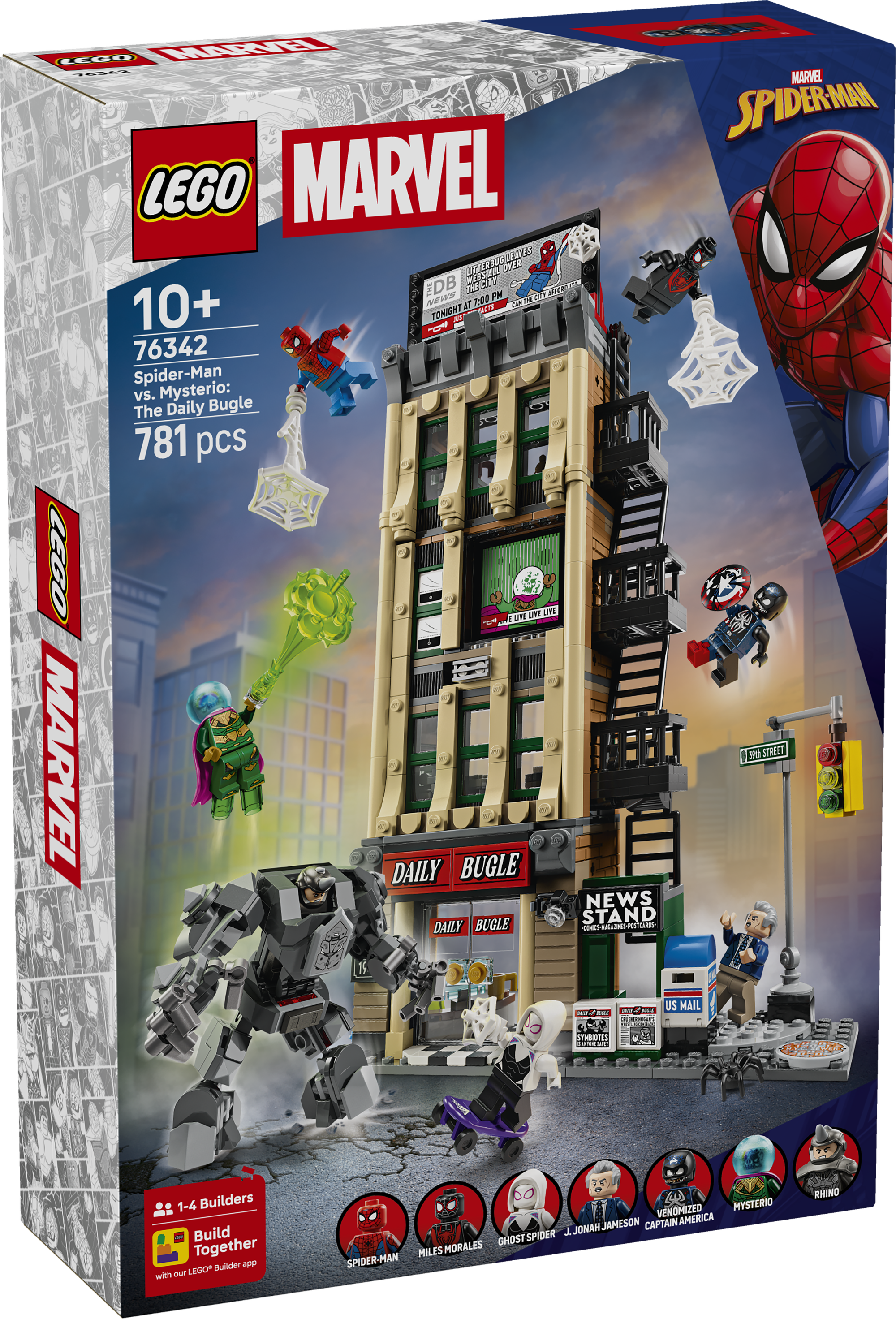LEGO 76342 Spider-Man vs. Mysterio: Daily Bugle