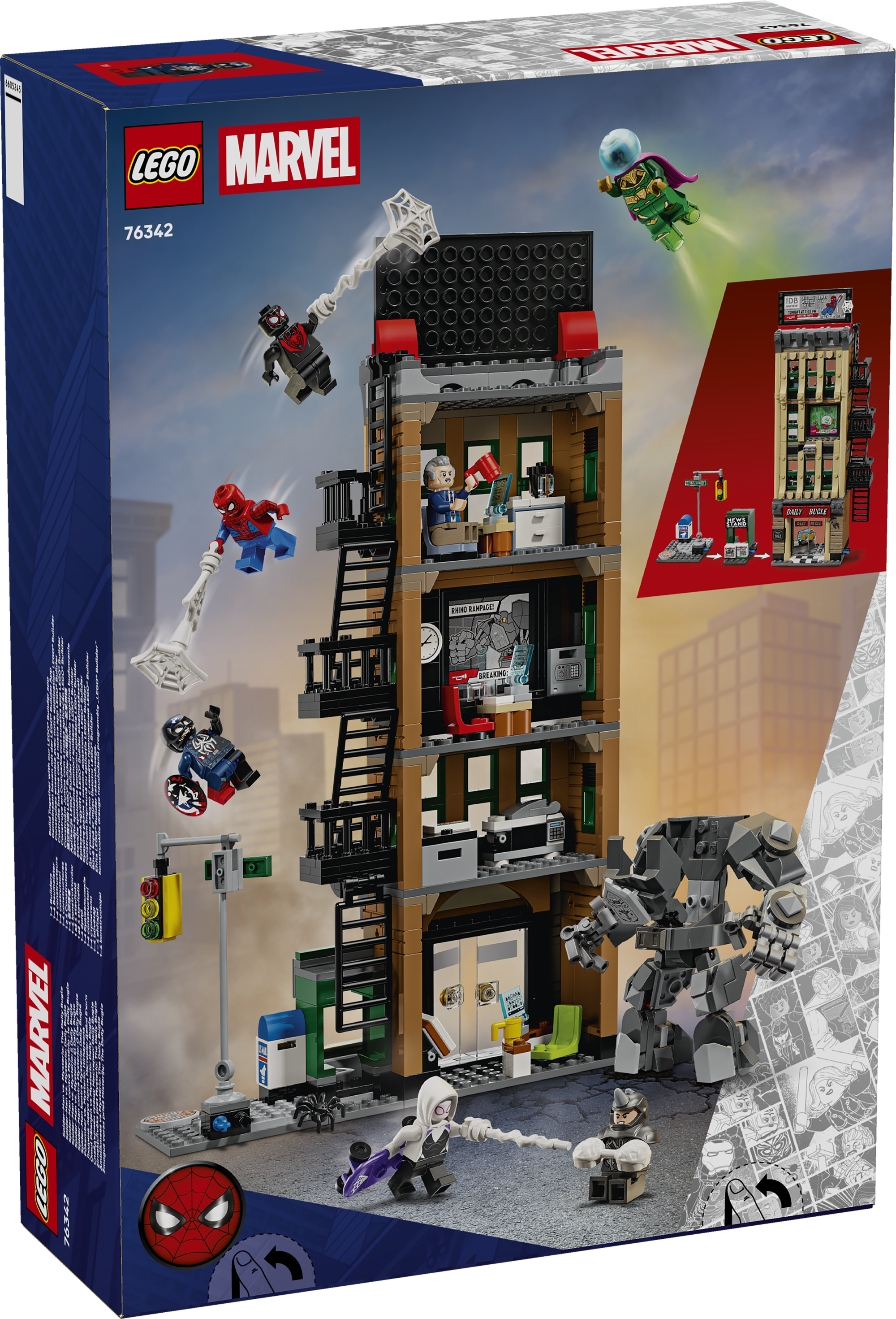 LEGO 76342 Spider-Man vs. Mysterio: Daily Bugle