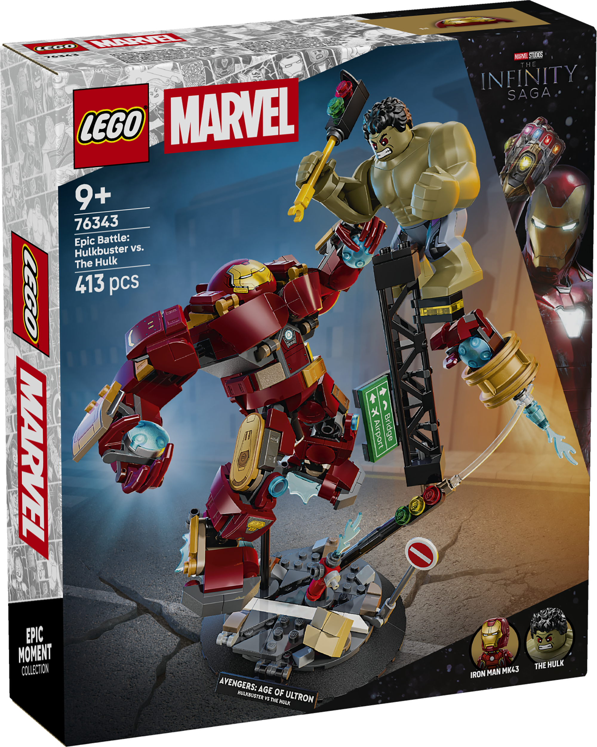 LEGO 76343 Duell der Giganten: Hulkbuster vs. Hulk