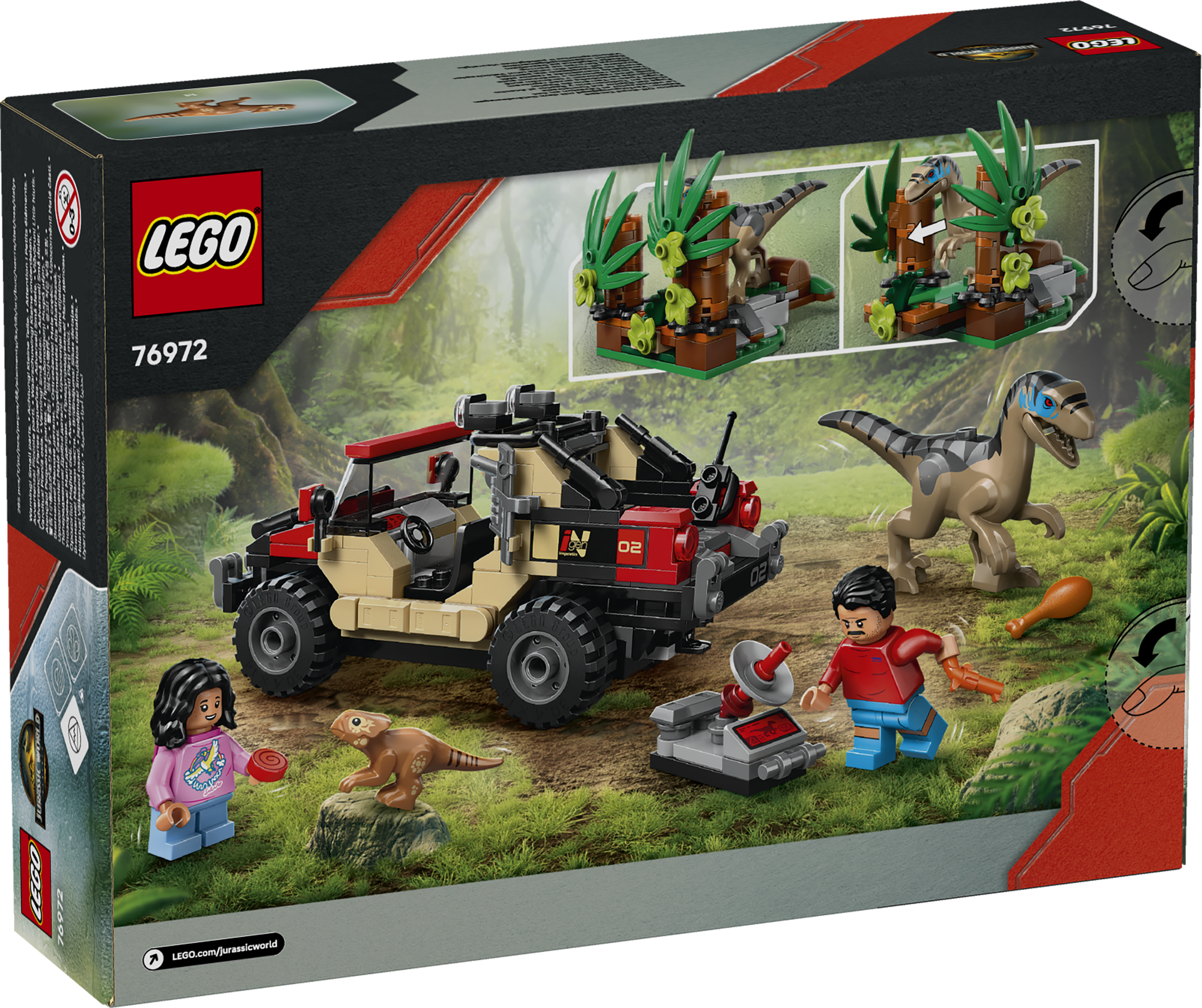 LEGO 76972 Raptor: Verfolgungsjagd mit dem Geländewagen