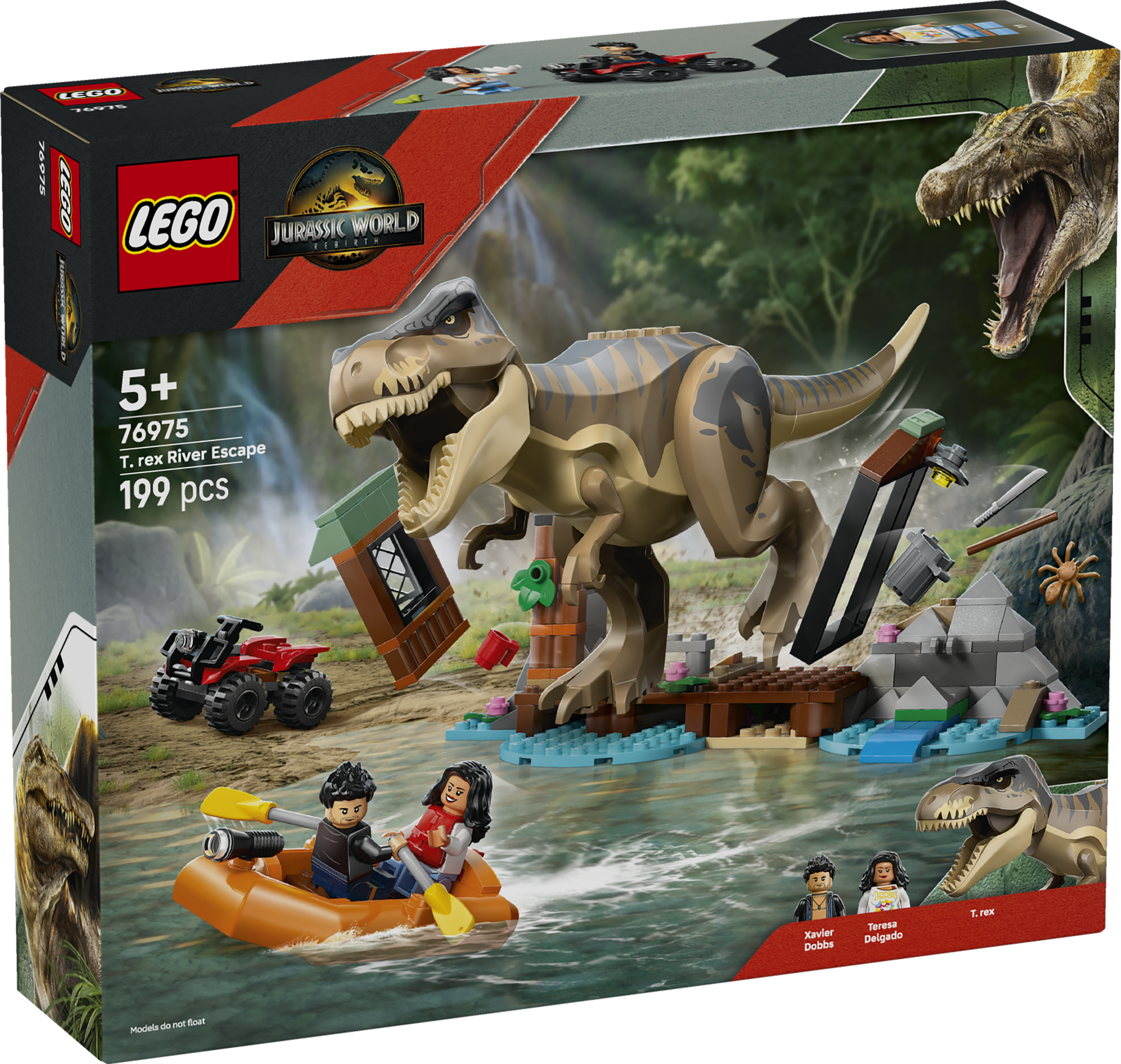LEGO 76975 Flucht vor dem T.Rex
