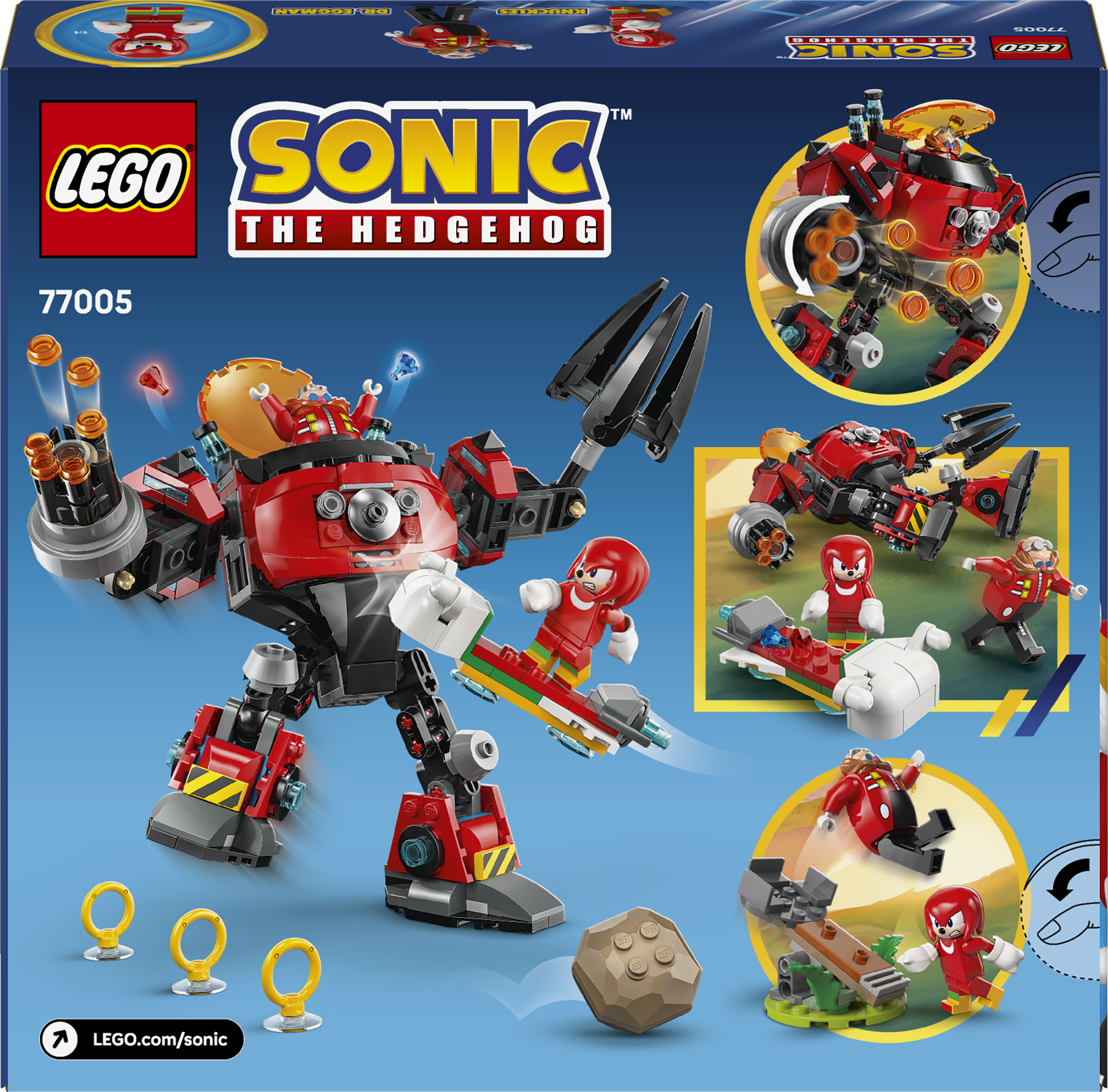 LEGO 77005 Knuckles vs. Dr. Eggmans Egg Crusher Mech