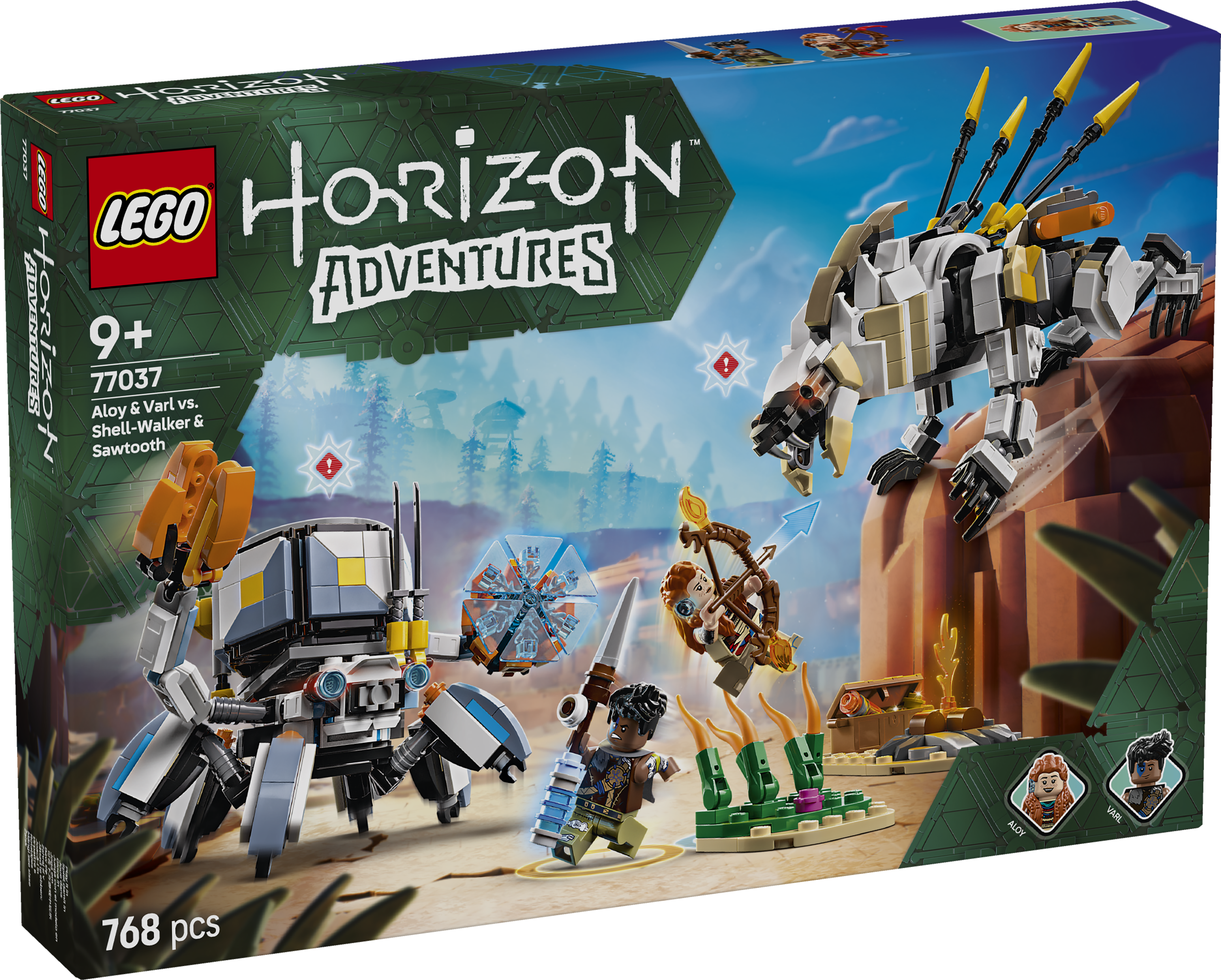 LEGO 77037 Aloy und Varl vs. Panzerwanderer und Sägezahn
