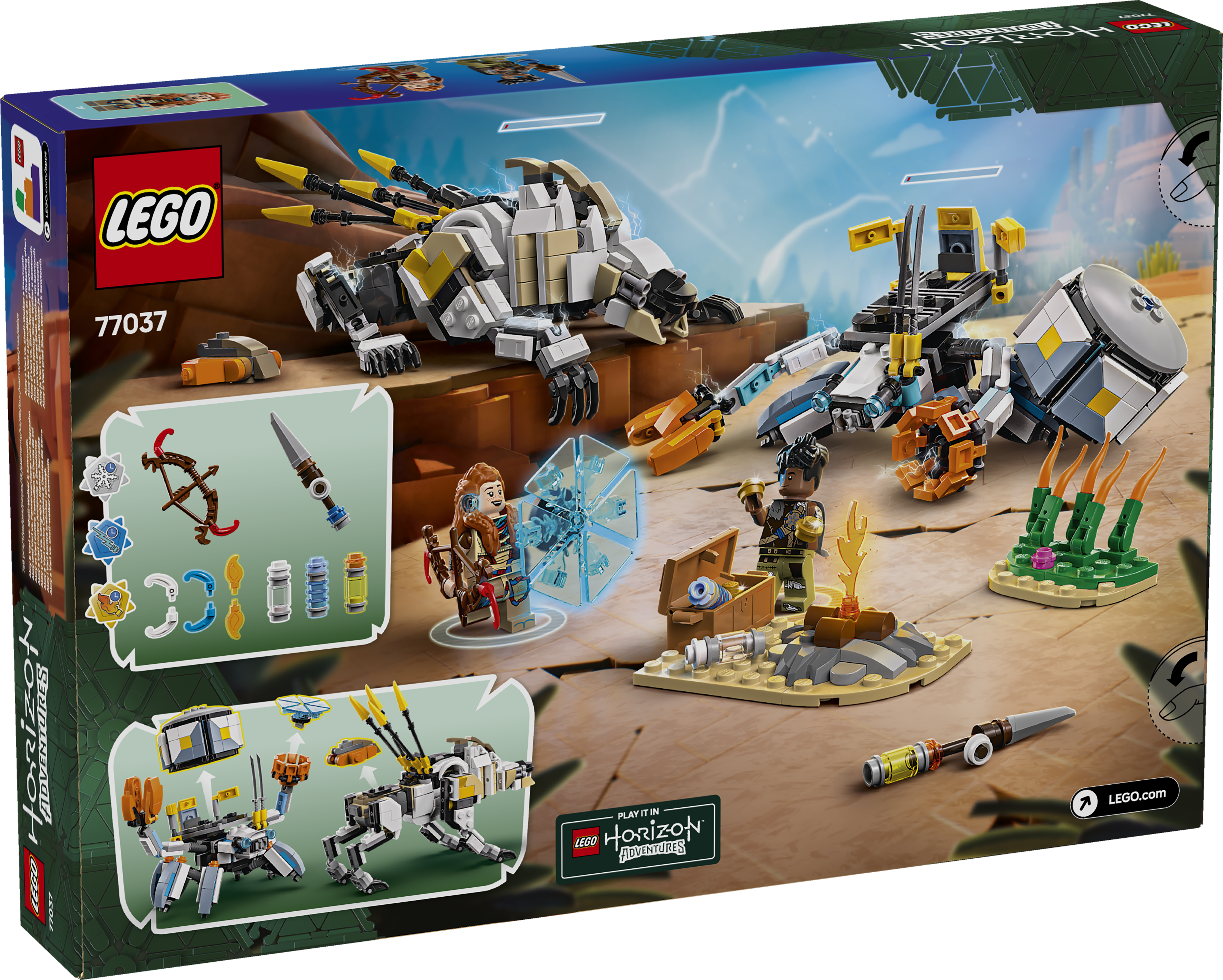 LEGO 77037 Aloy und Varl vs. Panzerwanderer und Sägezahn